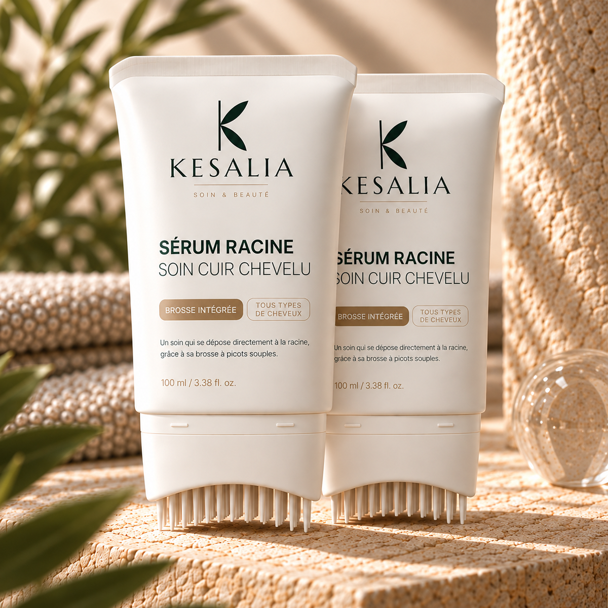 Sérum Racine — Soin cuir chevelu à brosse applicatrice